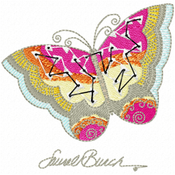 Butterfly Embroidery Design 11 Butterfly Embroidery Design 11